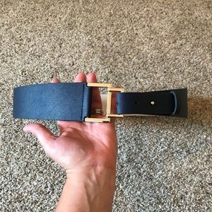WHBM large navy belt